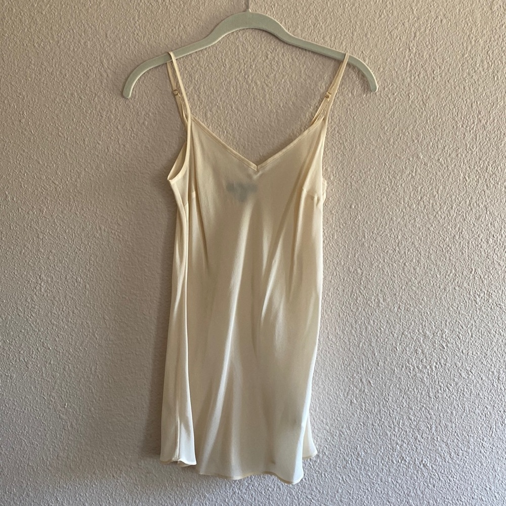 j crew silk camisole slip